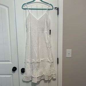 New with Tags Express White Eyelet Dress size small